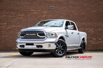 DODGE RAM MO995 GLOSS BLACK MACHINED